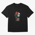 Messi Ronaldo Chit Chat Illustration Classic Oversized T-Shirt Celebrate Rivalries and Pride in FIFA World Cup 2026 USA Canada Mexico for Fans of Messi and Cristiano Ronaldo and Argentina, Bringing Football History, Final Match Energy, Crowd Noise