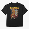 Ronaldo Champion Victory Design For Football Fans Gift For Soccer Supporters Oversized T-Shirt Celebrate the Road through FIFA World Cup 2026 Group Stage Spirit, Centered on England and Germany, CR7 and Messi, Vintage Soccer Flavor, Modern Football