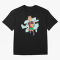 BACK TO SCHOOL - CARICATURE - CHRISTIANO - RONALDO Oversized T-Shirt Show Your Stadium Side during FIFA World Cup 2026 Group Stage for Fans of Messi and Argentina, France and Brazil, Bringing Champion Mindset, Group Stage Buzz, Knockout Tension and
