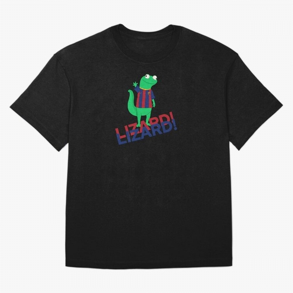 Viral lizard meme fcbarcelona Oversized T-Shirt Bring Global Football Passion for FIFA World Cup 2026, Made for Neymar, Haaland and Cristiano Ronaldo, France and Portugal, Worldwide Fan Energy, Dramatic Goals, Stadium Lights and Championship