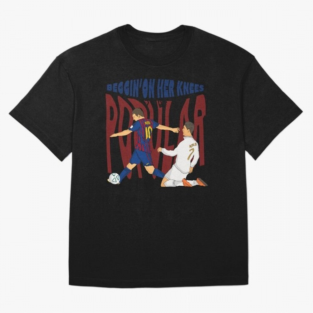 Messi and Ronaldo elclassico moment Oversized T-Shirt Back Your Heroes with Global Football Passion for FIFA World Cup 2026 USA Canada Mexico, Driven by Mbappe, England, France and Netherlands, Football Festival Excitement, Trophy Ambitions,