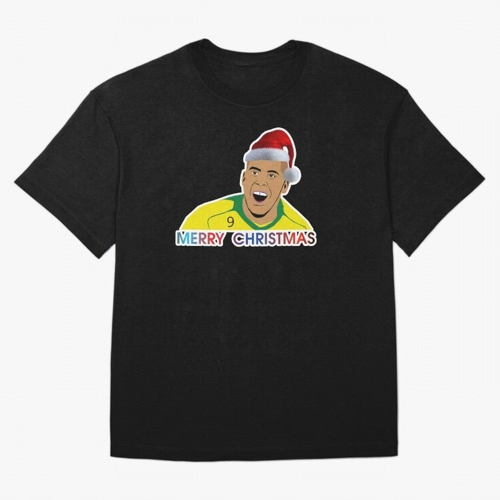 Ronaldo Christmas illustration Oversized T-Shirt Make Your Look Match Match Day Hype around FIFA World Cup 2026, Mbappe, Portugal, Spain and Germany, Fan Favorite Moments, National Team Passion, Big Match Drama and Soccer History; Made for Die Hard