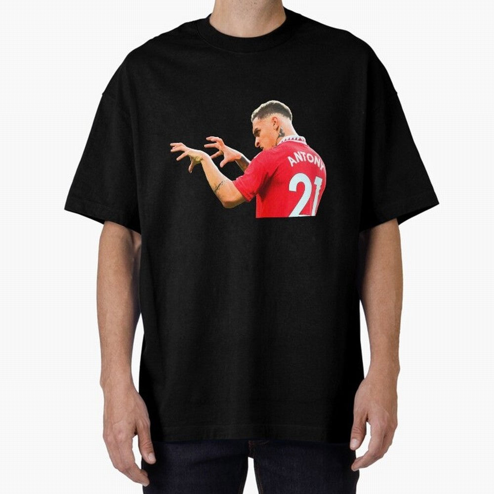 Antony Oversized T-Shirt Experience the Global Stage of Match Day Hype around FIFA World Cup 2026 USA Canada Mexico, Messi, Neymar and Mbappe, France, Fan Favorite Moments, National Team Passion, Big Match Drama and Soccer History; Great for Watch