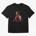 King of Manchester Eric Cantona Oversized T-Shirt Stand Proud for FIFA World Cup 2026 USA Canada Mexico Spirit, Highlighting Argentina and Brazil, Haaland, Stadium Chants, National Pride, Trophy Dreams and Unforgettable Football Memories; Made for