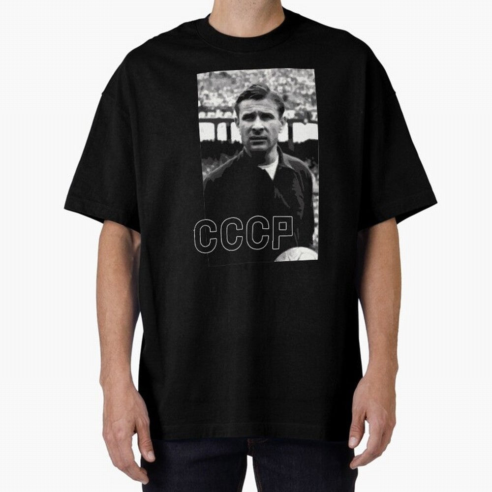 Lev Yashin Football Legends1 Oversized T-Shirt Make Your Look Match Global Football Passion for FIFA World Cup 2026 Group Stage, Built around Haaland, Germany, Supporter Pride, Iconic Celebrations, Legendary Names and Global Match Day Energy;