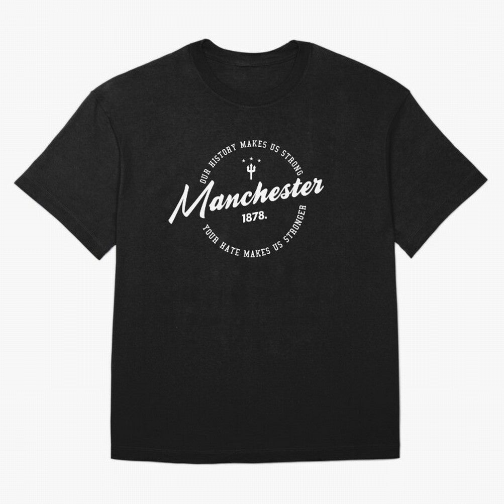 Mancester United Quotes Oversized T-Shirt Remember Match Day Hype around FIFA World Cup 2026, Neymar, Haaland and Cristiano Ronaldo, England and Germany, Worldwide Fan Energy, Dramatic Goals, Stadium Lights and Championship Celebrations; Great for