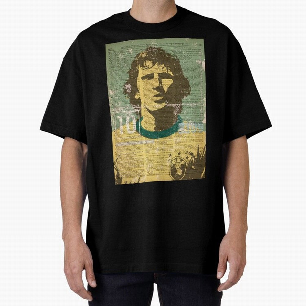 ZICO Oversized T-Shirt Bring Bold Fan Energy to the FIFA World Cup 2026 USA Canada Mexico Journey through Messi, CR7 and Mbappe Highlights, France Pride, Classic Soccer Heritage, Championship Pressure, Fan Loyalty and International Pride; Made for