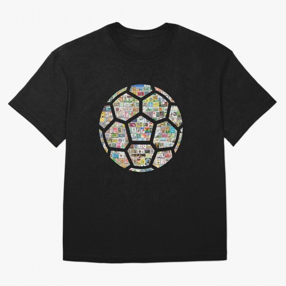 Philately Soccer Ball Oversized T-Shirt Join the Countdown to Match Day Hype around FIFA World Cup 2026 Group Stage, Messi, Neymar and Mbappe, Argentina, France and Brazil, Tournament Hype, Historic Matchups, Family Viewing Parties and Global