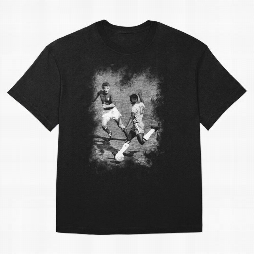 Pele Oversized T-Shirt Show Fan Pride Across FIFA World Cup 2026 Group Stage for Fans of Messi and Spain and Netherlands, Bringing Global Supporter Spirit, Legendary Goals, National Colors and Tournament Celebration; Ideal for Football Dads,