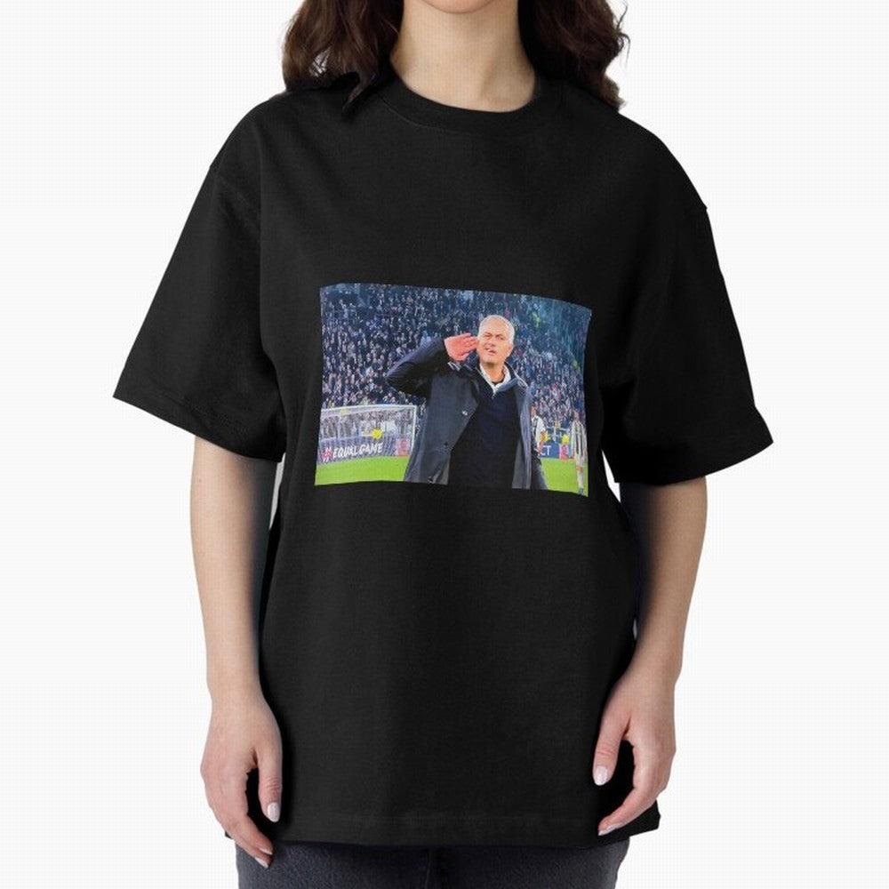 Mourinho VS Juventus Oversized T-Shirt Make Every Match About Global Football Passion for FIFA World Cup 2026, with Mbappe and Neymar, England, France and Netherlands, Championship Spirit, Famous Goals, Roaring Crowds and International Football