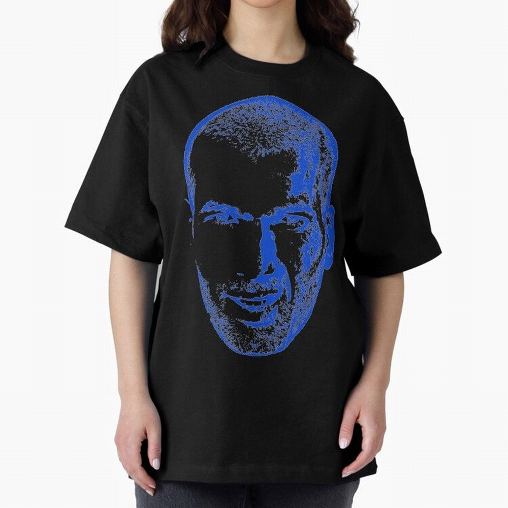 Zizou Zidane Oversized T-Shirt Back Your Heroes with FIFA World Cup 2026 Group Stage for Fans of Messi and Cristiano Ronaldo and England and Germany, Bringing Vintage Soccer Flavor, Modern Football Stars, National Flags and Final Night Emotion;