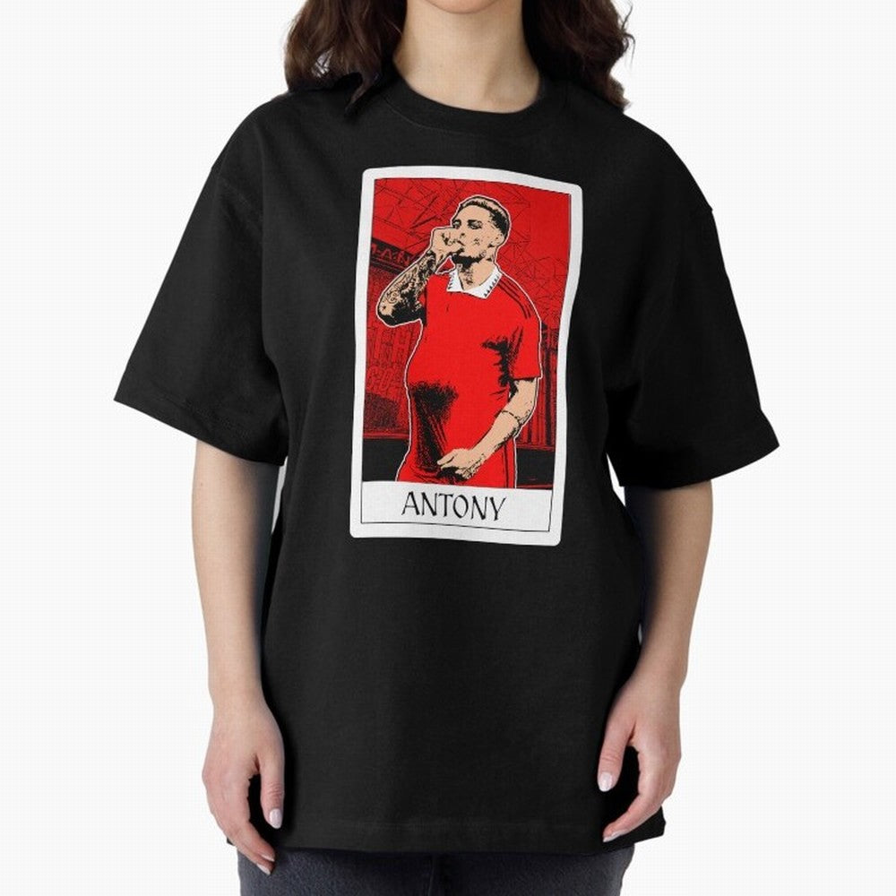 Antony Oversized T-Shirt Make Memories around the FIFA World Cup 2026 USA Canada Mexico Journey through Neymar, Haaland and Cristiano Ronaldo Highlights, England, France and Netherlands Pride, Sports Nostalgia, International Competition, Famous