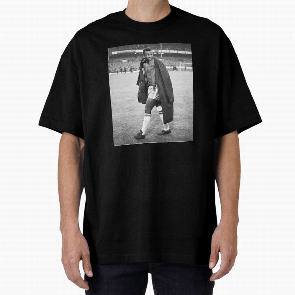 Pele Oversized T-Shirt Carry National Pride through Match Day Hype around FIFA World Cup 2026 Group Stage, Messi, Neymar and Mbappe, France and Portugal, Stadium Memories, Football Loyalty, International Chants and Championship Tradition; Ideal for