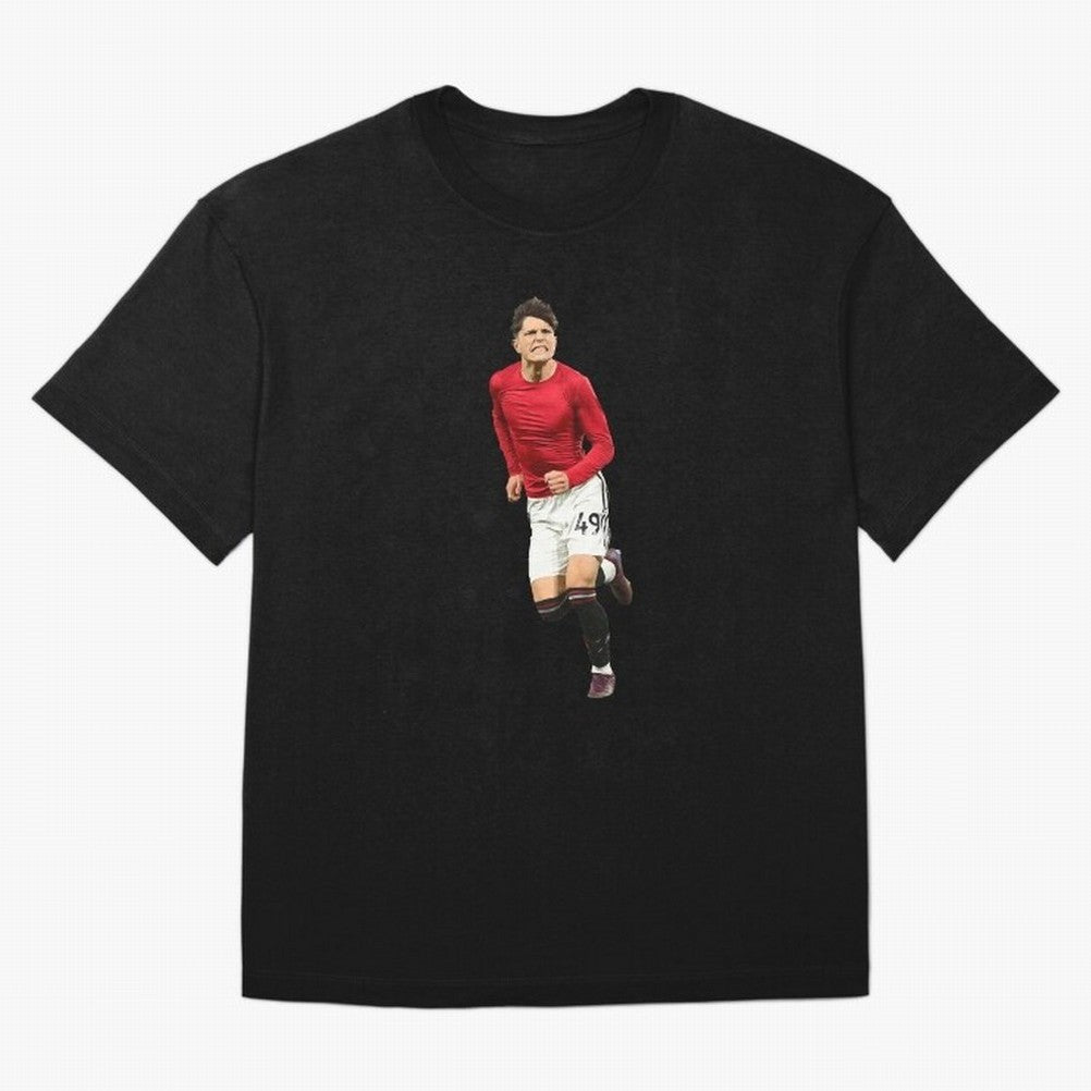 Alejandro Garnacho celebration Oversized T-Shirt Stand with FIFA World Cup 2026 USA Canada Mexico Spirit, Built around Portugal, Spain and Germany, Messi and Cristiano Ronaldo, Champion Mindset, Group Stage Buzz, Knockout Tension and Passionate Fan