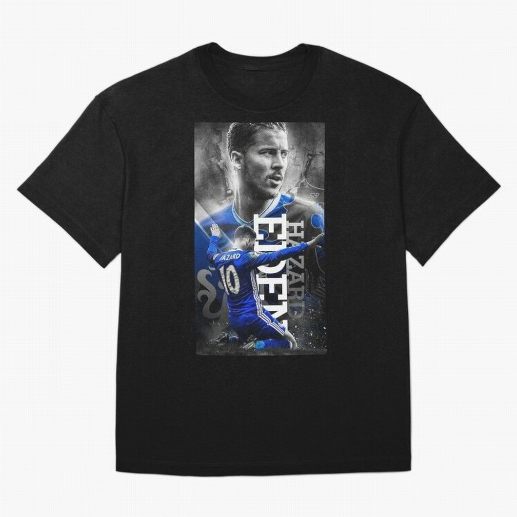 Eden Hazard Oversized T-Shirt Follow the Final Road of FIFA World Cup 2026 Spirit, Built around Argentina, France and Brazil, Mbappe, Stadium Memories, Football Loyalty, International Chants and Championship Tradition; Ideal for Fans Who Follow