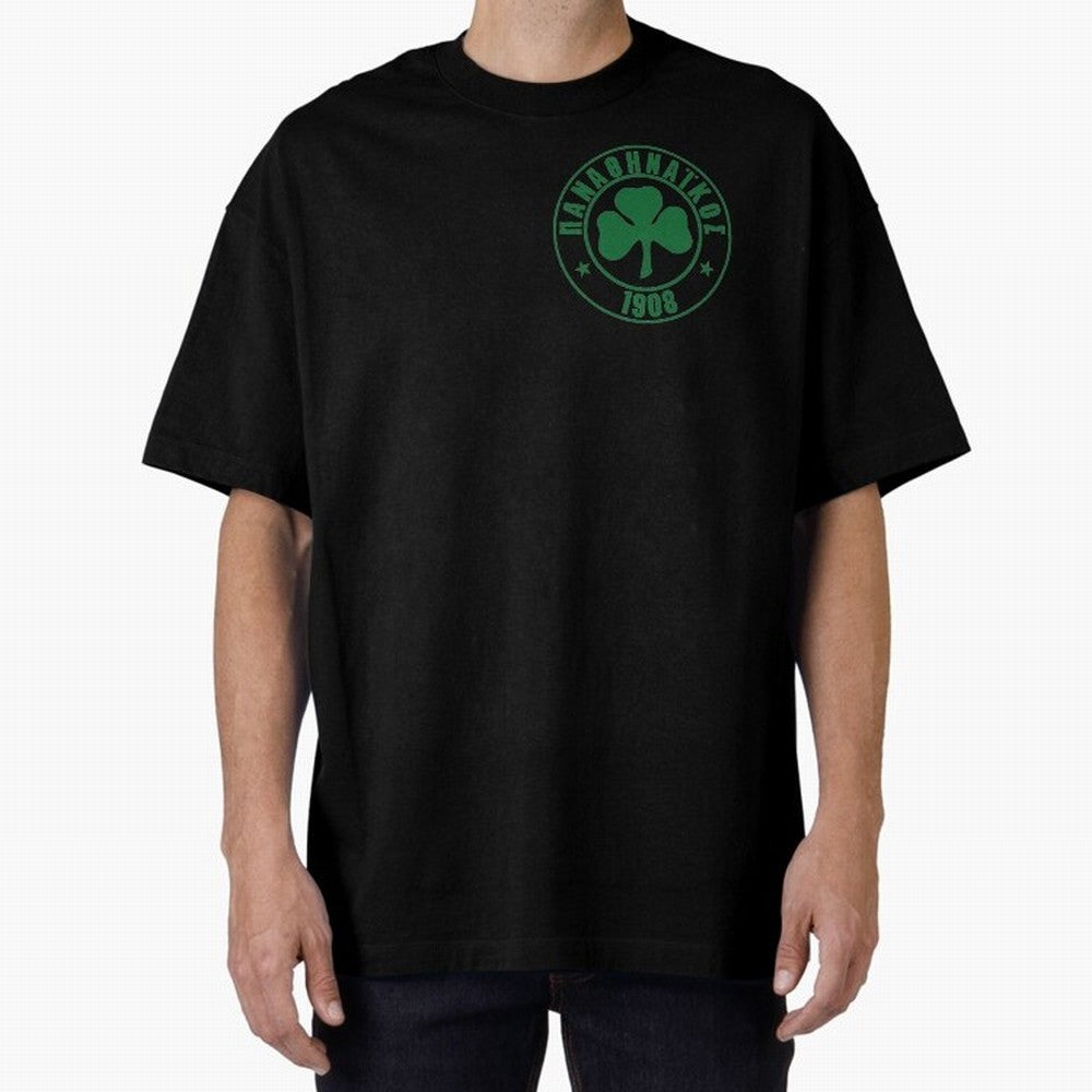 Panathinaikos FC Oversized T-Shirt Stand with Global Football Passion for FIFA World Cup 2026 Group Stage, Inspired by Messi, CR7 and Mbappe, Portugal, Football Festival Excitement, Trophy Ambitions, Country Rivalries and Star Player Buzz; Ideal