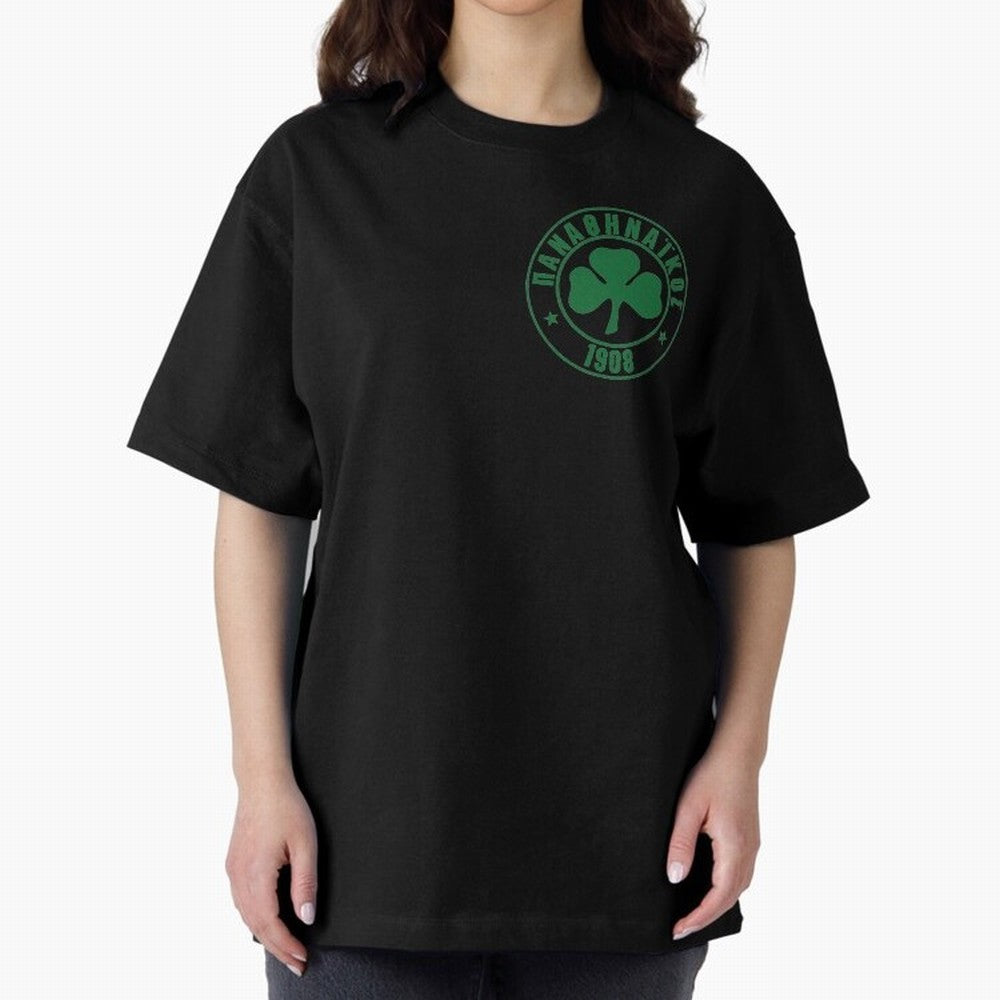 Panathinaikos FC Oversized T-Shirt Stand with Global Football Passion for FIFA World Cup 2026 Group Stage, Inspired by Messi, CR7 and Mbappe, Portugal, Football Festival Excitement, Trophy Ambitions, Country Rivalries and Star Player Buzz; Ideal
