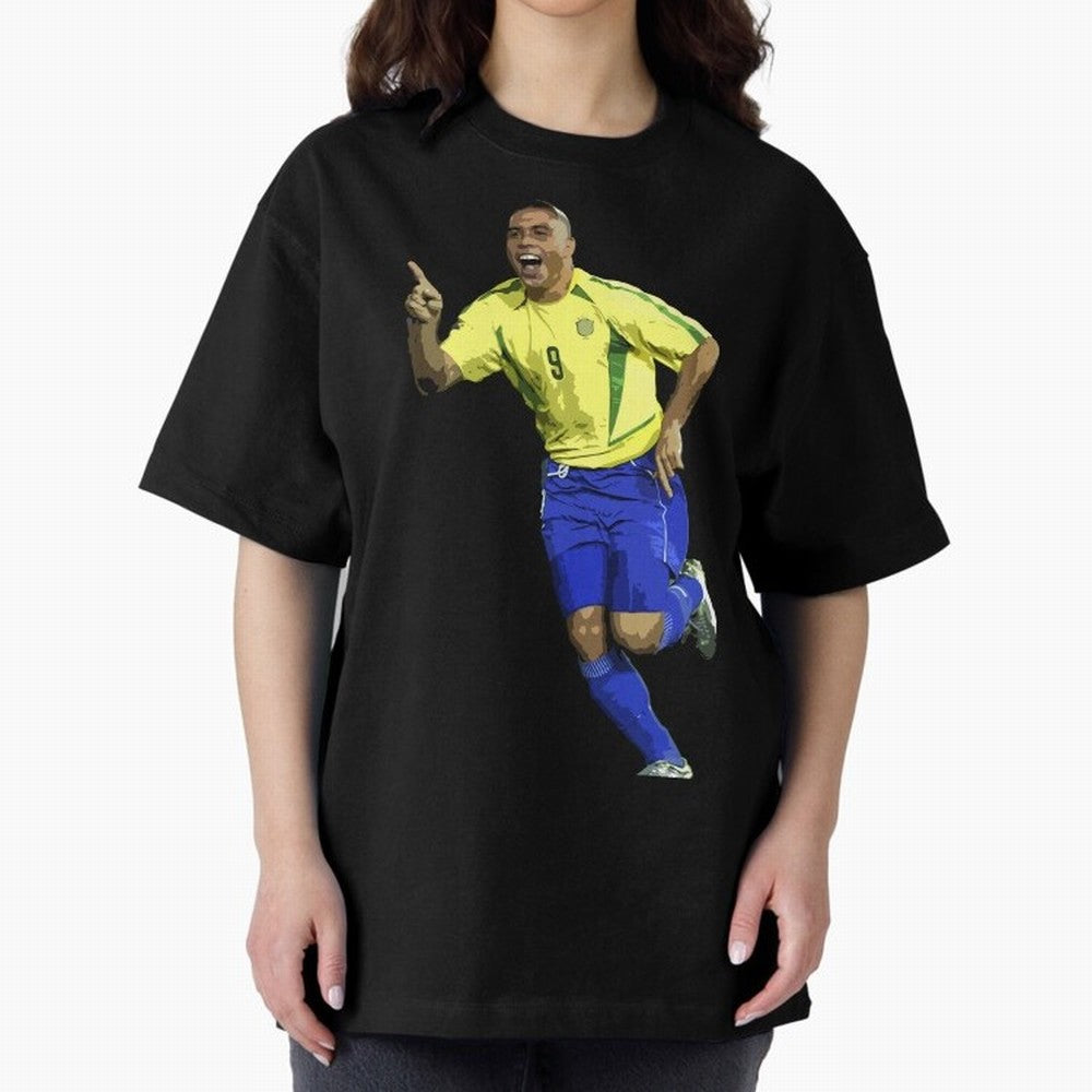 Ronaldo Nazario Oversized T-Shirt Fuel the Hype around the FIFA World Cup 2026 Journey through Haaland Highlights, England Pride, Sports Nostalgia, International Competition, Famous Players and Unforgettable Victories; Built for Supporters Chasing