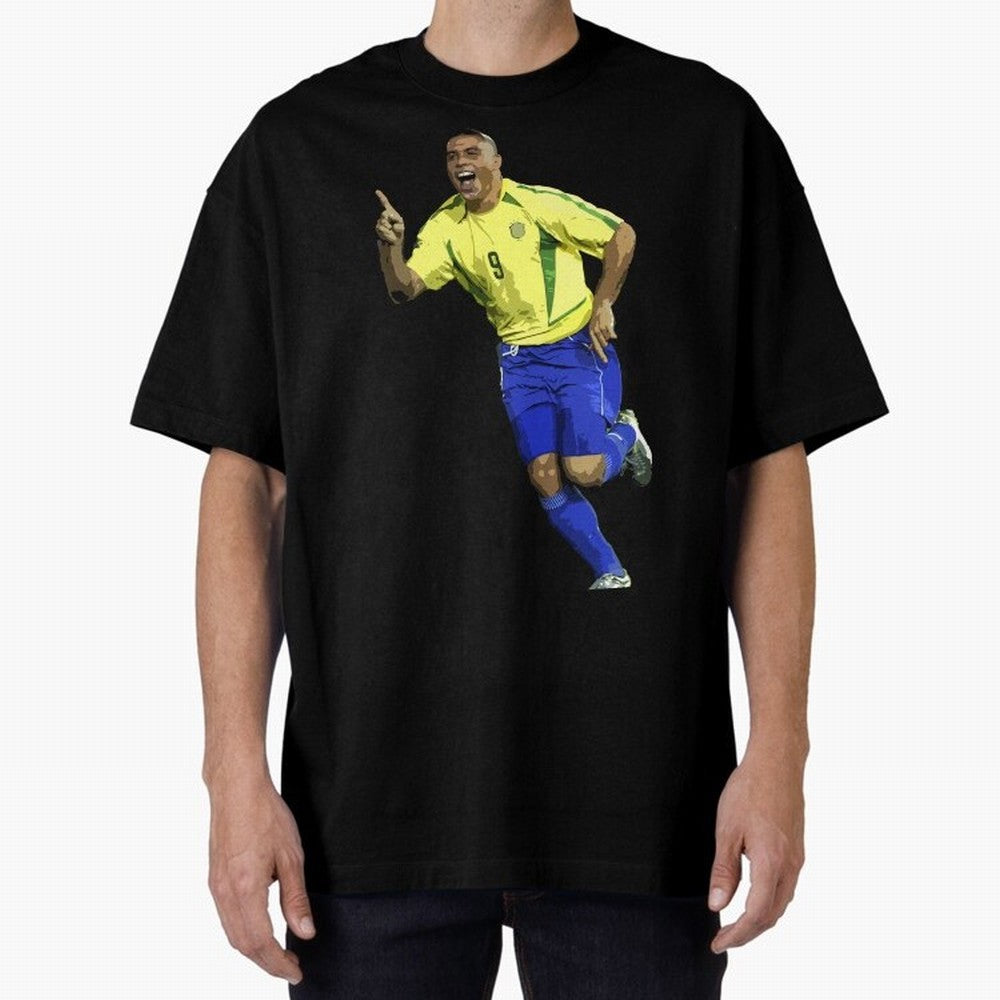 Ronaldo Nazario Oversized T-Shirt Fuel the Hype around the FIFA World Cup 2026 Journey through Haaland Highlights, England Pride, Sports Nostalgia, International Competition, Famous Players and Unforgettable Victories; Built for Supporters Chasing
