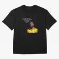 Pele Quote Oversized T-Shirt Bring a Champion Mindset to FIFA World Cup 2026 Highlighting Cristiano Ronaldo, Haaland and CR7, Argentina and Brazil Energy, Vintage Soccer Flavor, Modern Football Stars, National Flags and Final Night Emotion; Perfect