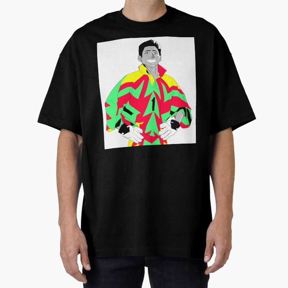 Jorge Campos the legend of soccer football in goal keeper Oversized T-Shirt Enjoy FIFA World Cup 2026 USA Canada Mexico Spirit, Celebrating England and Germany, Haaland, Tournament Hype, Historic Matchups, Family Viewing Parties and Global Sports