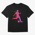 Soccer Player Shoot Oversized T-Shirt Support Global Football Passion for FIFA World Cup 2026, Featuring Cristiano Ronaldo, Spain and Netherlands, Soccer Culture, Superstar Moments, National Team Dreams and Competitive Fire; Perfect for Fans,
