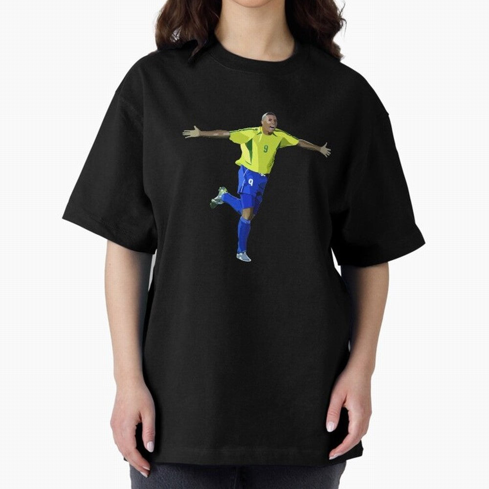 Brazilian Legend Ronaldo Oversized T-Shirt Celebrate National Team Dreams in the FIFA World Cup 2026 USA Canada Mexico Journey through Haaland and Mbappe Highlights, France Pride, Stadium Memories, Football Loyalty, International Chants and