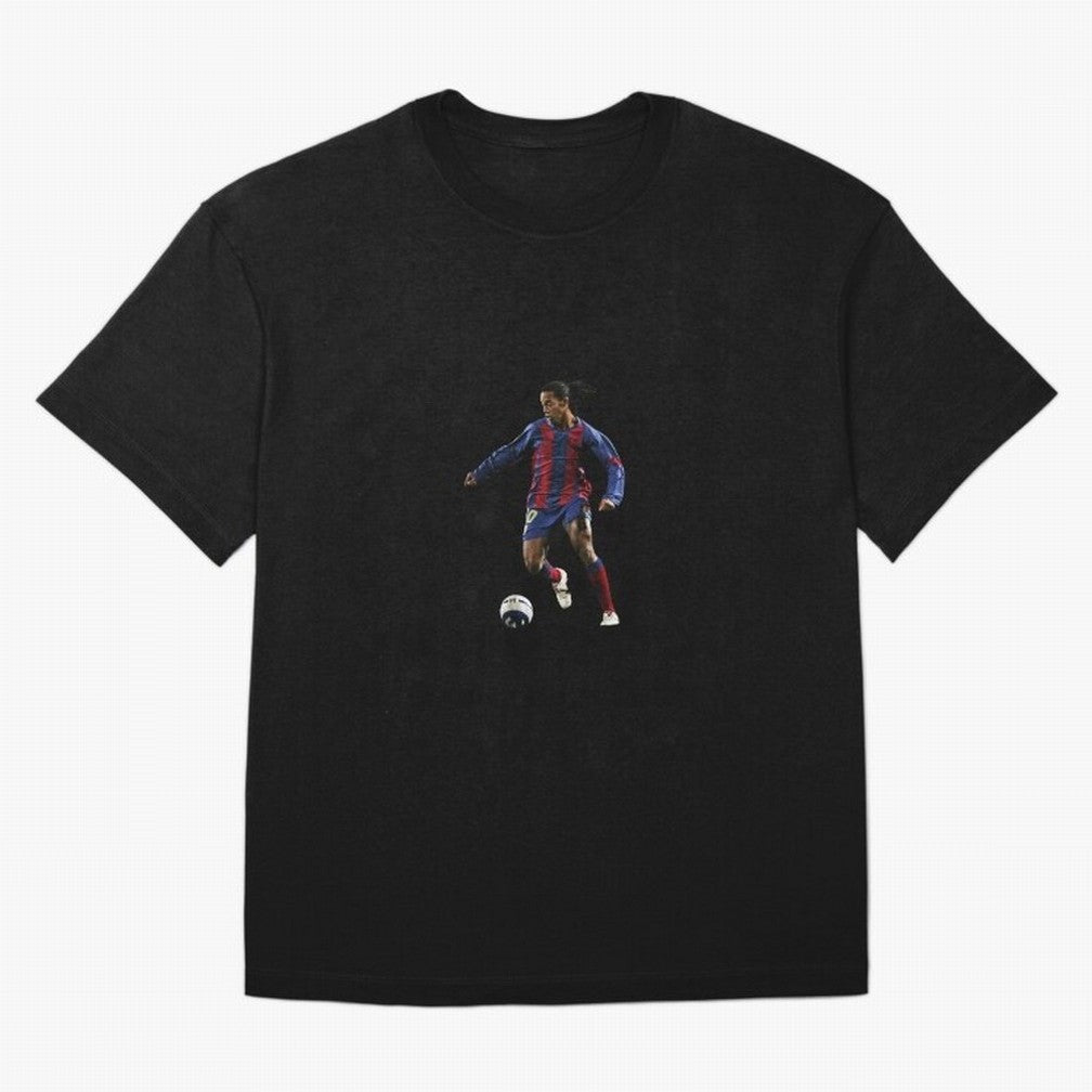 Ronaldinho Gaucho Oversized T-Shirt Experience FIFA World Cup 2026 USA Canada Mexico for Fans of Cristiano Ronaldo, Haaland and CR7 and Spain and Netherlands, Bringing Goal Celebration Energy, Supporter Heritage, Football Icons and Worldwide