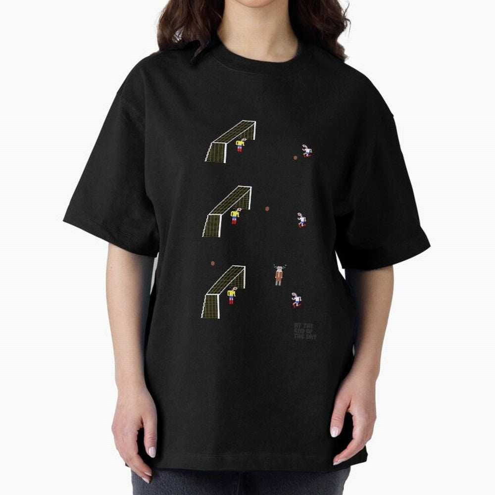 Penalty miss Oversized T-Shirt Back the Journey through FIFA World Cup 2026 Group Stage for Fans of Neymar, Haaland and Cristiano Ronaldo and Argentina and Brazil, Bringing Football Festival Excitement, Trophy Ambitions, Country Rivalries and Star