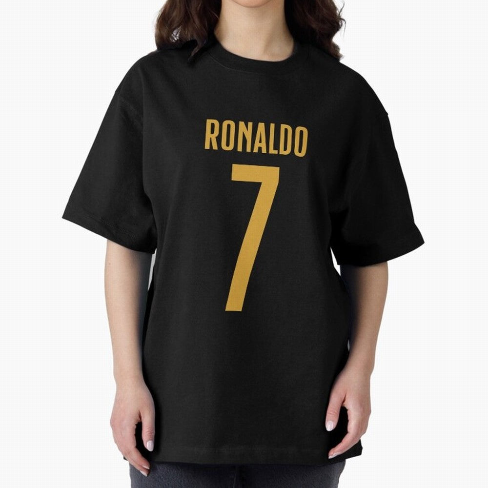 Christiano Ronaldo Portugal Jersey 2023 Oversized T-Shirt Turn Every Weekend Toward FIFA World Cup 2026 USA Canada Mexico for Fans of Messi, Neymar and Mbappe and France and Portugal, Bringing Stadium Chants, National Pride, Trophy Dreams and