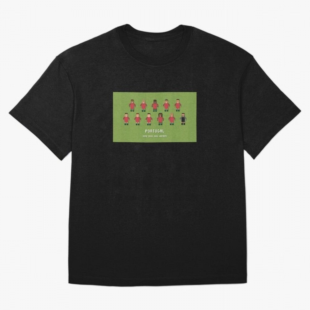 Portugal Euro 2016 Winning Squad Oversized T-Shirt Make Every Kick Count in Global Football Passion for FIFA World Cup 2026, Centered on Cristiano Ronaldo, Portugal, Spain and Germany, Football Festival Excitement, Trophy Ambitions, Country