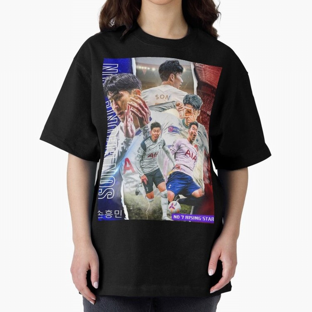 THE 7 STAR SON HEUNG MIN SPECIAL ON REDBUBBLE Oversized T-Shirt Represent Football Lovers during FIFA World Cup 2026 Made for CR7 and Messi, Brazil, Portugal and Argentina Energy, Football History, Final Match Energy, Crowd Noise and Once in a
