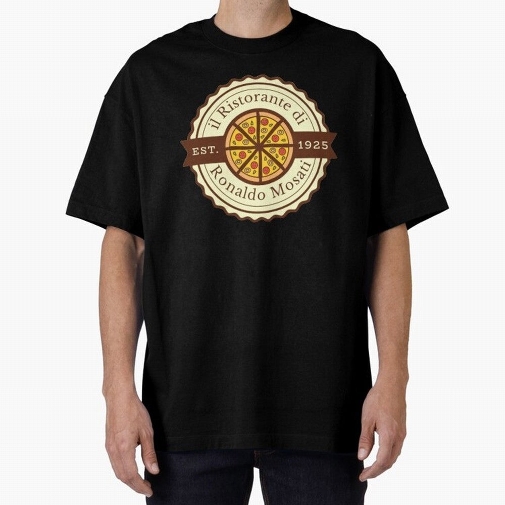 il Ristorante di Ronaldo Mosati Oversized T-Shirt Celebrate Rivalries and Pride in Match Day Hype around FIFA World Cup 2026 Group Stage, Mbappe and Neymar, Brazil, Sports Nostalgia, International Competition, Famous Players and Unforgettable