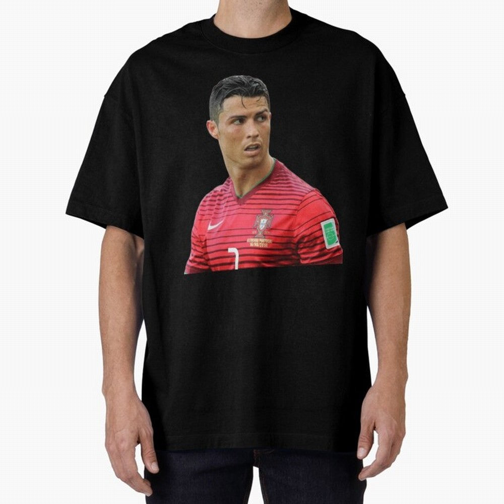 Ronaldo @AmazinProDesign Oversized T-Shirt Celebrate Every Goal in FIFA World Cup 2026 Spirit, Connected to England, Mbappe and Neymar, Stadium Memories, Football Loyalty, International Chants and Championship Tradition; Created for Match Day