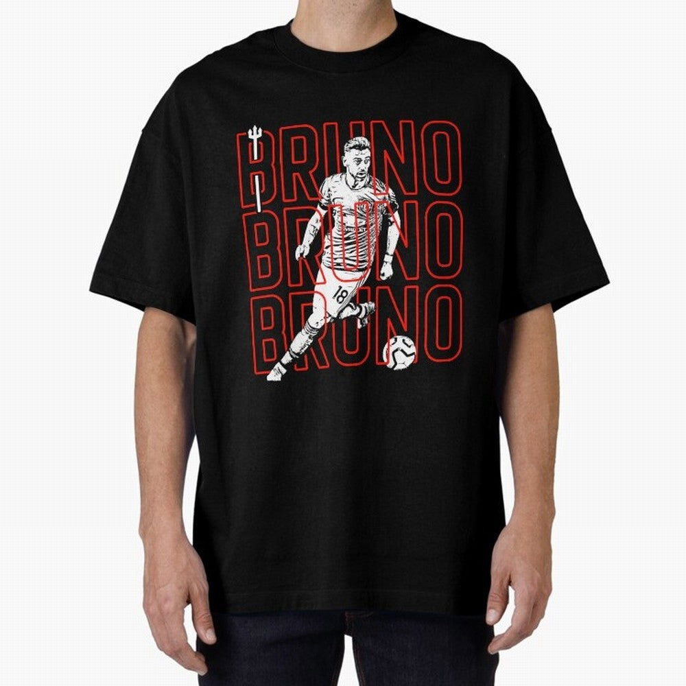 Bruno Fernandes - Manchester United Oversized T-Shirt Join the Global Buzz around FIFA World Cup 2026 Group Stage Inspired by Mbappe and Neymar, England and Germany Energy, Game Day Rituals, Football Legends, Country Pride and the Road to the