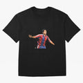 Legends of The Beautiful Game Cartoon Collection Legends Romario Cartoon Artwork162 Oversized T-Shirt Make Every Match About FIFA World Cup 2026 USA Canada Mexico for Fans of Messi, Neymar and Mbappe and Spain, Bringing Football History, Final