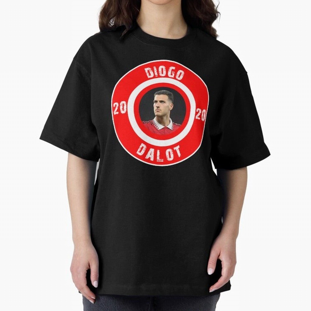 Diogo Dalot Oversized T-Shirt Stand Out with Spirit from Match Day Hype around FIFA World Cup 2026 USA Canada Mexico, Cristiano Ronaldo, Brazil, Portugal and Argentina, Champion Mindset, Group Stage Buzz, Knockout Tension and Passionate Fan