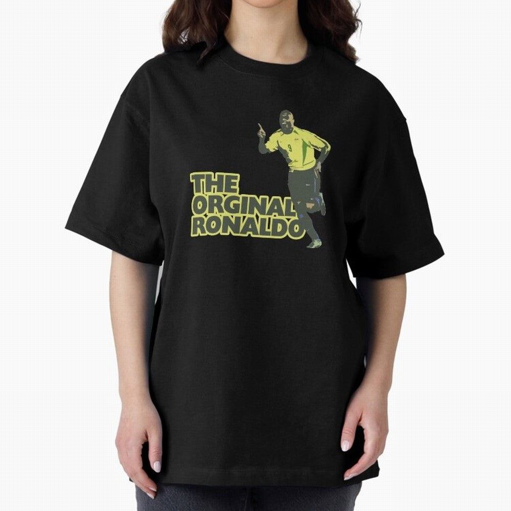 The Orginal Ronaldo Oversized T-Shirt Experience the Global Stage of FIFA World Cup 2026 Group Stage for Fans of Messi and Cristiano Ronaldo and England, Bringing Vintage Soccer Flavor, Modern Football Stars, National Flags and Final Night Emotion;