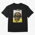 Scrates Football legend Oversized T-Shirt Celebrate Soccer Greatness during FIFA World Cup 2026 USA Canada Mexico for Fans of Mbappe and England, France and Netherlands, Bringing Goal Celebration Energy, Supporter Heritage, Football Icons and