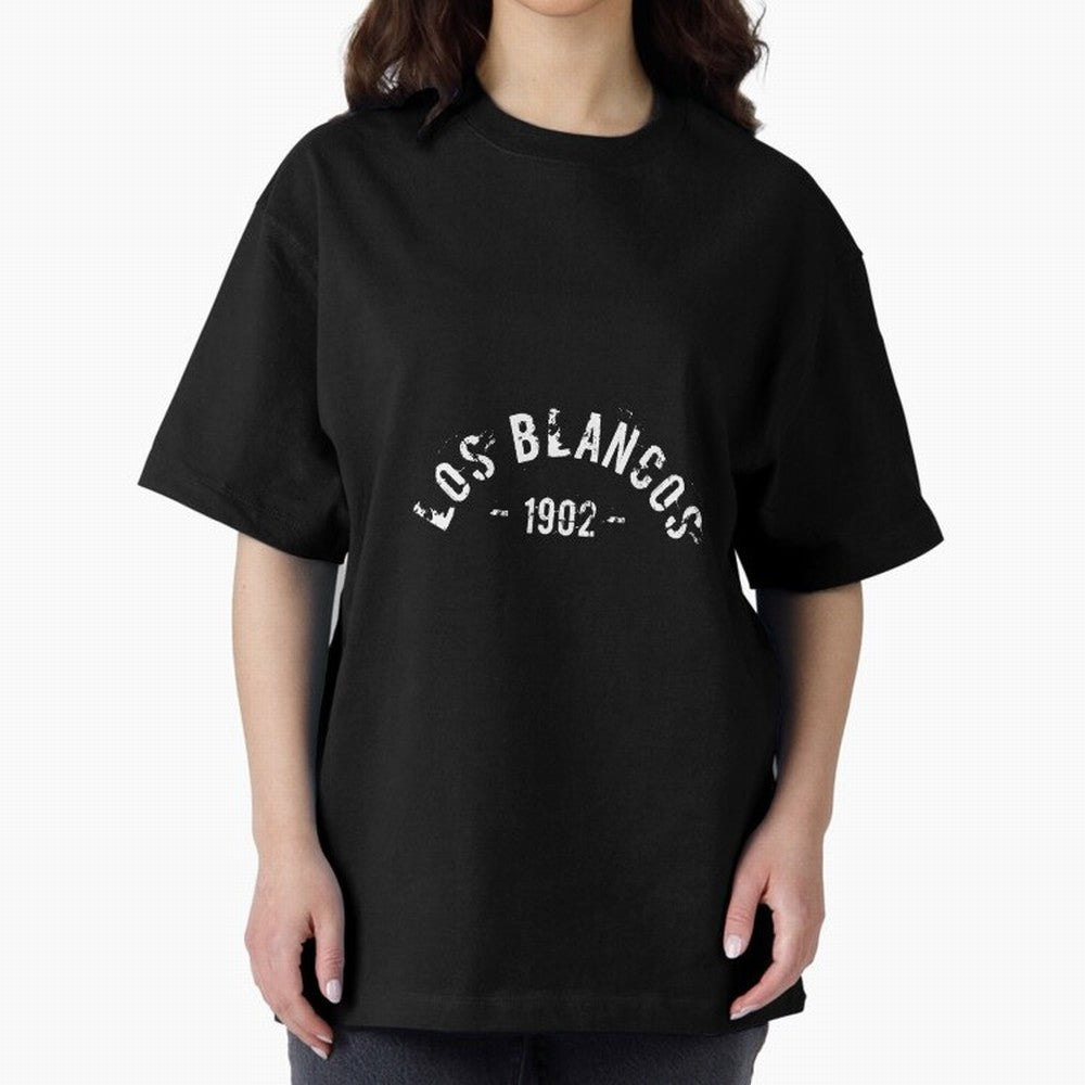 Los Blancos 1902 Oversized T-Shirt Remember the FIFA World Cup 2026 USA Canada Mexico Journey through Neymar, Haaland and Cristiano Ronaldo Highlights, Argentina and Brazil Pride, Worldwide Fan Energy, Dramatic Goals, Stadium Lights and