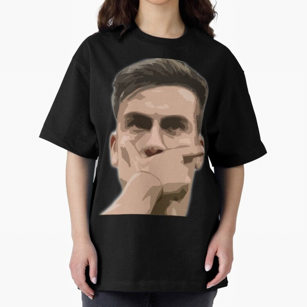 Dybala Oversized T-Shirt Honor Global Football Passion for FIFA World Cup 2026 USA Canada Mexico, with Neymar, Argentina, France and Brazil, Match Day Excitement, Supporter Culture, Golden Goals and Global Football Passion; Ideal for Passionate