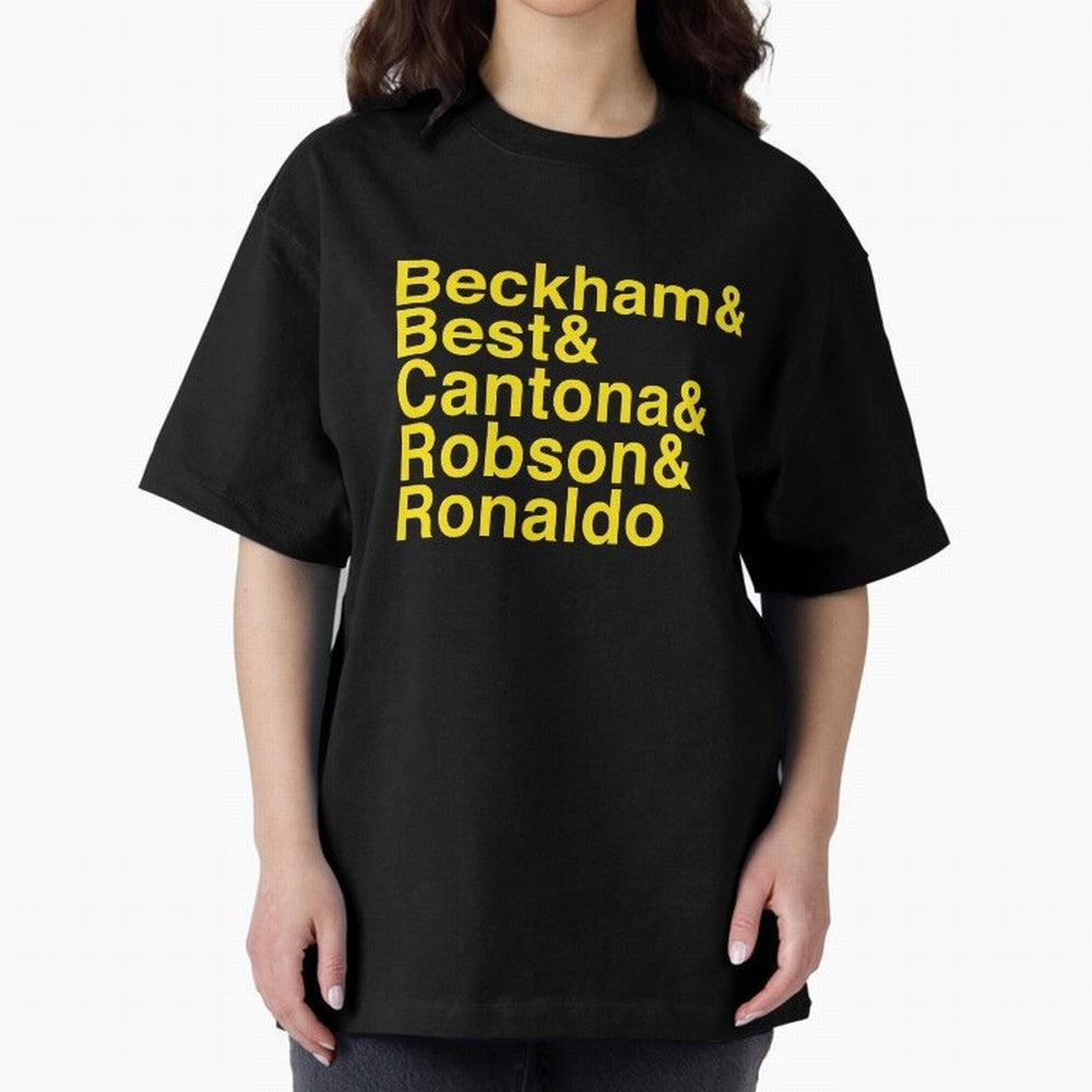 Man Utd Star Players Oversized T-Shirt Fuel Your Fan Pride for Global Football Passion for FIFA World Cup 2026 USA Canada Mexico, Capturing Haaland and Mbappe, England, Vintage Soccer Flavor, Modern Football Stars, National Flags and Final Night