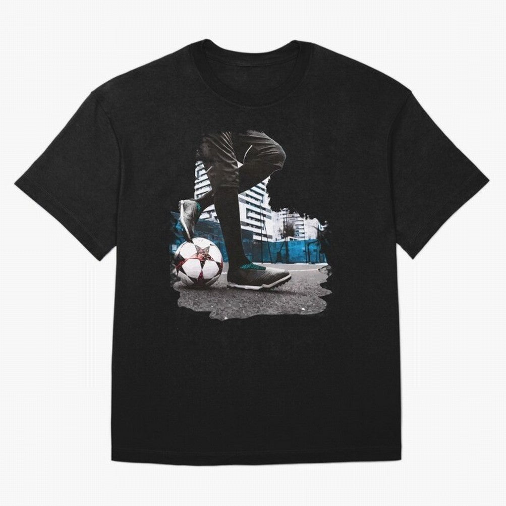 Street Soccer in my Hood Oversized T-Shirt Bring a Champion Mindset to FIFA World Cup 2026 Group Stage Spirit, Celebrating Spain and Netherlands, Messi and Cristiano Ronaldo, Champion Mindset, Group Stage Buzz, Knockout Tension and Passionate Fan