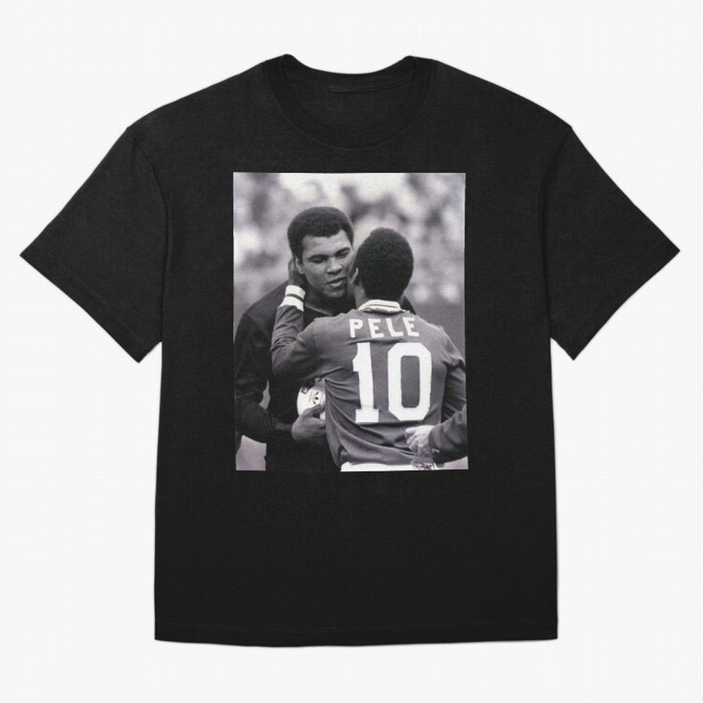 The Boxing Legend Meet The Football Legend Poster Oversized T-Shirt Bring Home FIFA World Cup 2026 Group Stage for Fans of Messi and Brazil, Bringing Game Day Rituals, Football Legends, Country Pride and the Road to the Final; Built for Supporters