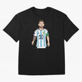 Badly Drawn Messi Classic T-Shirt Bring Global Football Passion for FIFA World Cup 2026, Featuring CR7, Brazil, Goal Celebration Energy, Supporter Heritage, Football Icons and Worldwide Tournament Joy; Made for Die Hard Supporters, Soccer Lovers,