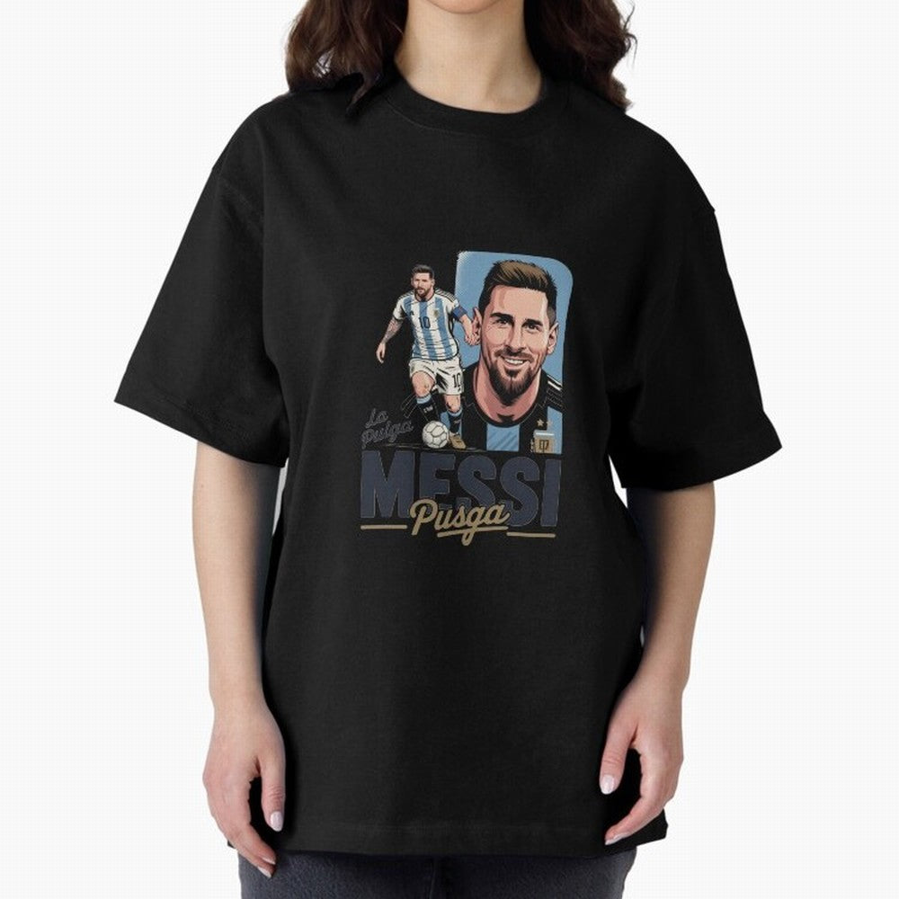 Lionel Messi Argentinian La Pulga Oversized T-Shirt Make the Season About FIFA World Cup 2026 Group Stage Spirit, Connected to Spain and Netherlands, CR7 and Messi, Worldwide Fan Energy, Dramatic Goals, Stadium Lights and Championship Celebrations;
