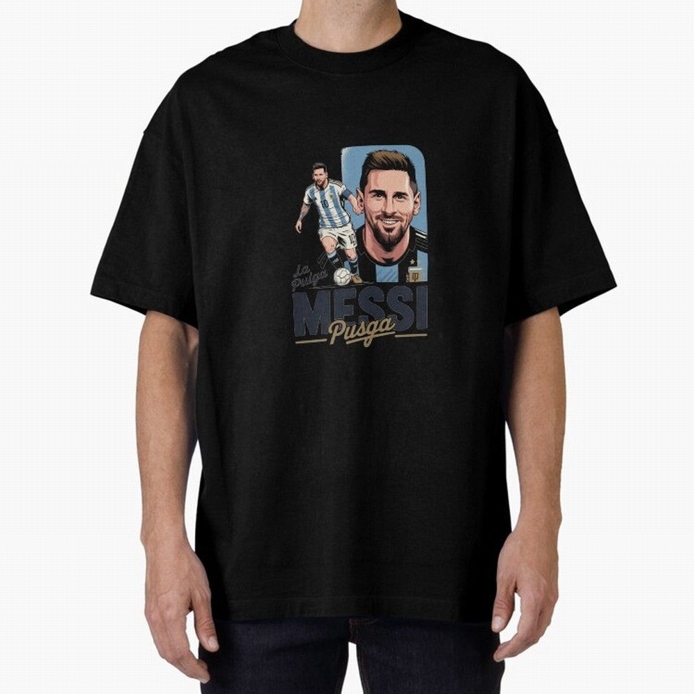 Lionel Messi Argentinian La Pulga Oversized T-Shirt Make the Season About FIFA World Cup 2026 Group Stage Spirit, Connected to Spain and Netherlands, CR7 and Messi, Worldwide Fan Energy, Dramatic Goals, Stadium Lights and Championship Celebrations;