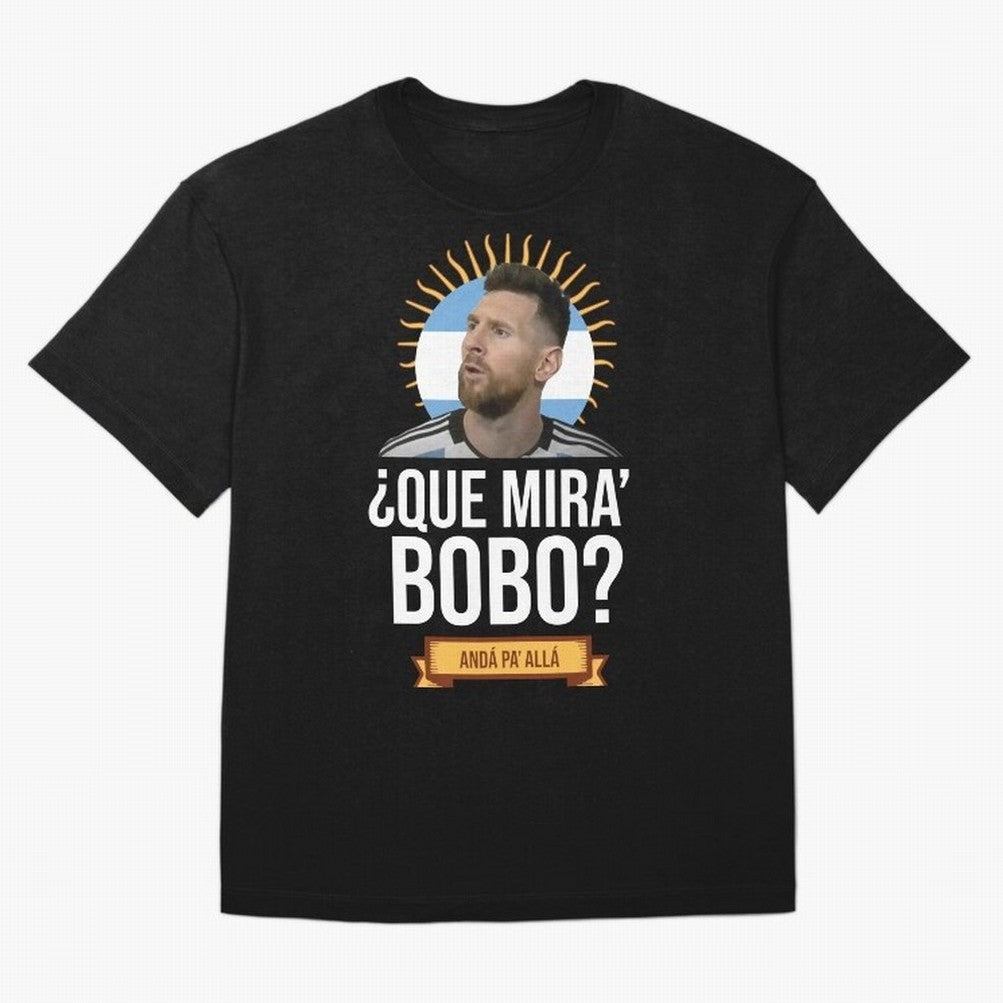 What are you looking at silly? Go there - meme Black Classic T-Shirt Celebrate Unforgettable Nights in the FIFA World Cup 2026 USA Canada Mexico Journey through Messi, CR7 and Mbappe Highlights, Argentina and Brazil Pride, Worldwide Fan Energy,