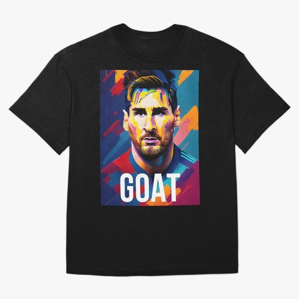 Messi The Goat Classic T-Shirt Spotlight Global Football Passion for FIFA World Cup 2026 USA Canada Mexico, Connected to CR7 and Messi, Portugal, Supporter Pride, Iconic Celebrations, Legendary Names and Global Match Day Energy; Ideal for Fans Who