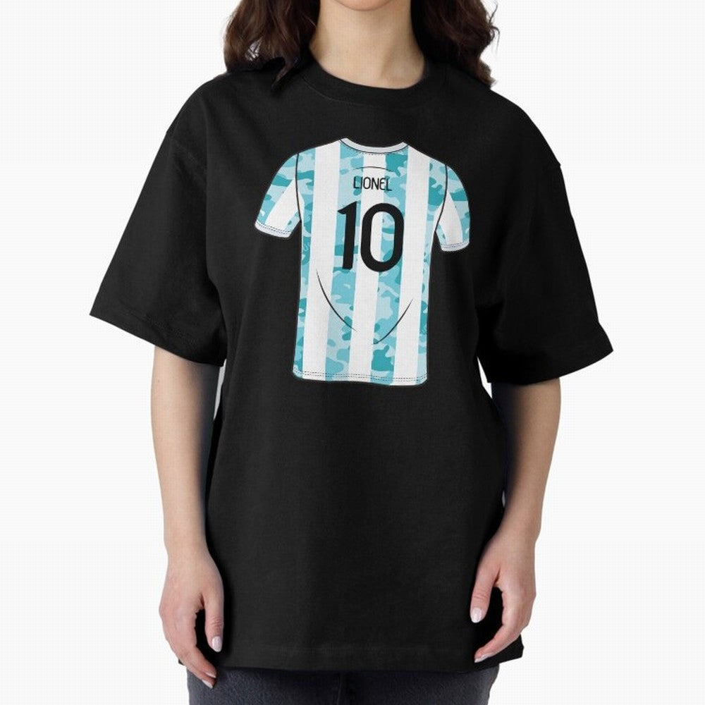 Jersey Illustration LeoMessi Classic T-Shirt Celebrate Unforgettable Nights in the FIFA World Cup 2026 Group Stage Journey through Mbappe and Neymar Highlights, Argentina, France and Brazil Pride, Classic Soccer Heritage, Championship Pressure, Fan